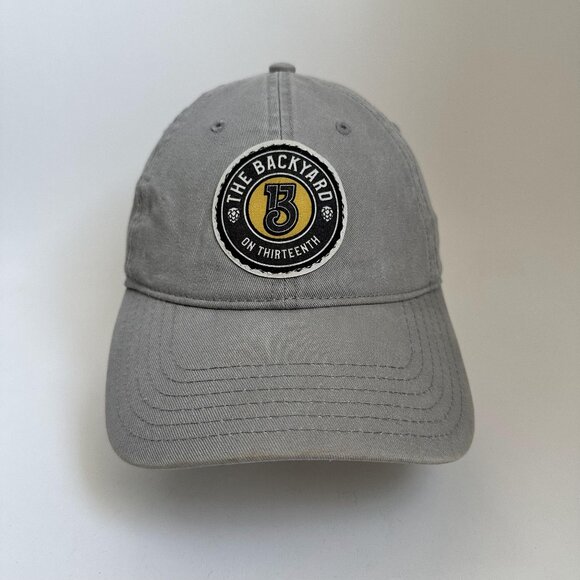 The Backyard On Thirteenth Baseball Cap Otto Adjustable Strap Hat 100% Cotton - Picture 1 of 9